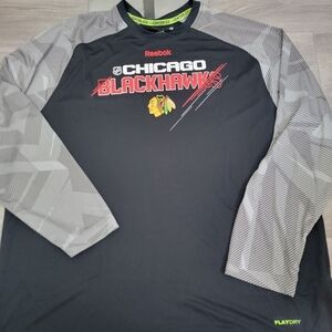 Reebok Center Ice NHL‎ Shirt  Chicago Blackhawks Hockey Team Collection 2XL Men